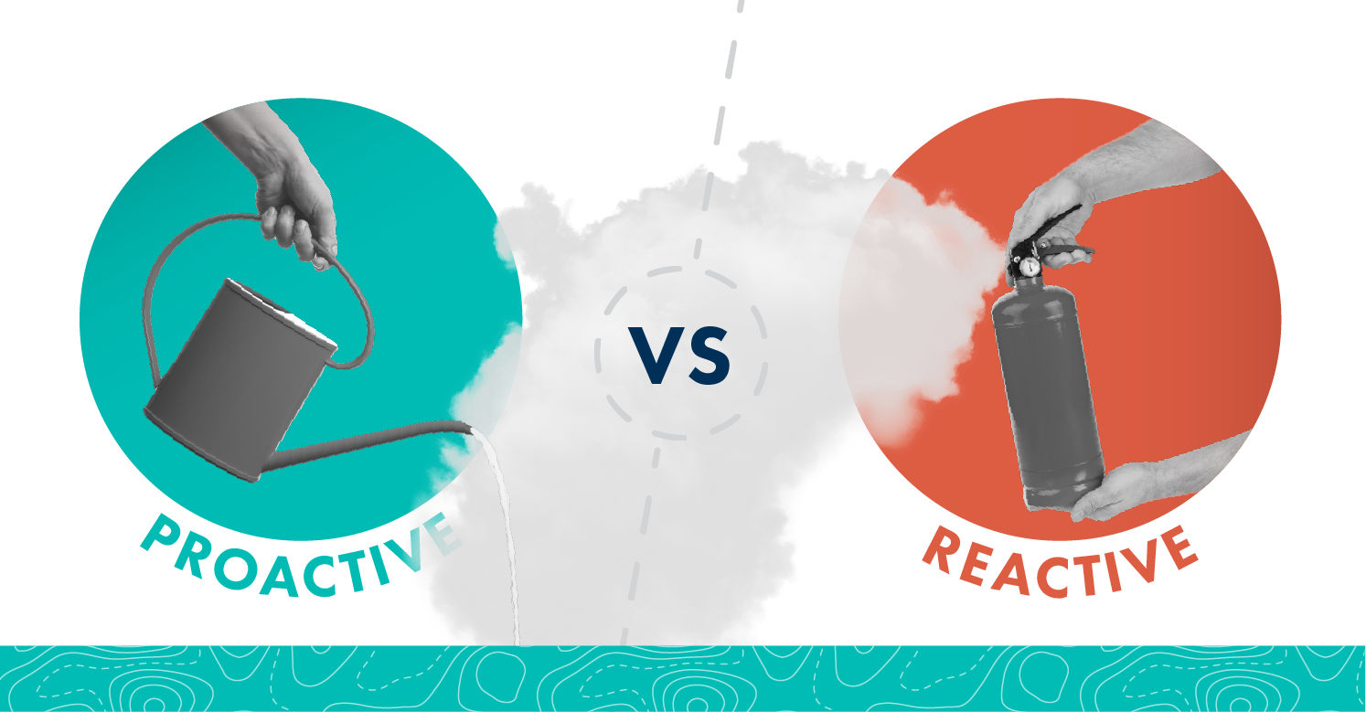 Proactive vs. Reactive: How to Stop Putting Out Fires Banner Image